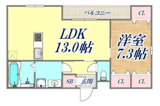 Bianca垂水【1階】の間取り