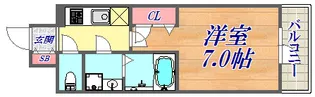 エスリード神戸元町ヒルズ【4階】の間取り