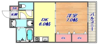 サンフォーレ岡本【307号室】の間取り