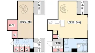 エルトスト神戸【7階】の間取り