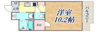 ウェルスクエア芦屋【4階】の間取り