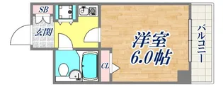 ステーションプラザ神戸西【6階】の間取り