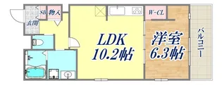 BENE OKAMOTO【1階】の間取り