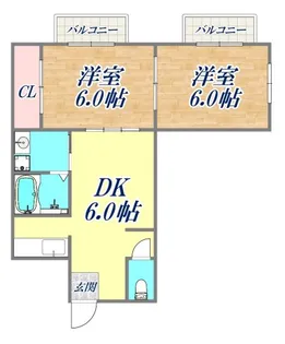 第二永光マンション【1階】の間取り
