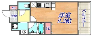 アスヴェル神戸ハーバーサイド【8階】の間取り