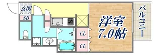 アーバネックスみなと元町【7階】の間取り
