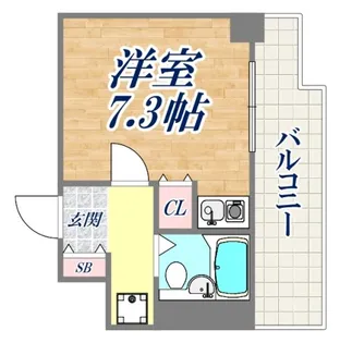 藤和シティコア神戸中道通【6階】の間取り
