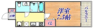 SERENiTE三宮【9階】の間取り