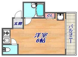 プチコーポ灘【2階】の間取り