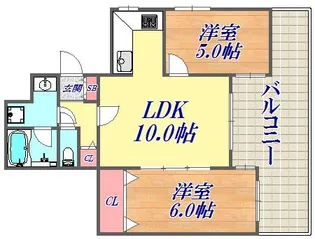 サンビルダー北野弐番館【3階】の間取り
