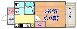 エステムコート神戸元町2リザーヴ【5階】の間取り