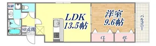 ソレイエール【2階】の間取り