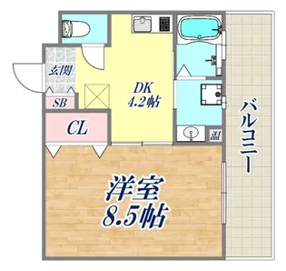 セレブコート2【2階】の間取り