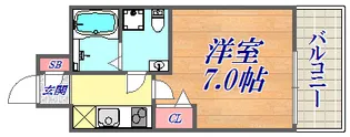 セレニテ神戸西クレア【6階】の間取り