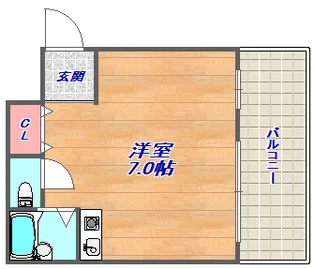 シティライフ稗原【2階】の間取り