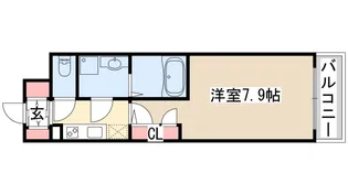 エスリード神戸海岸通【12階】の間取り