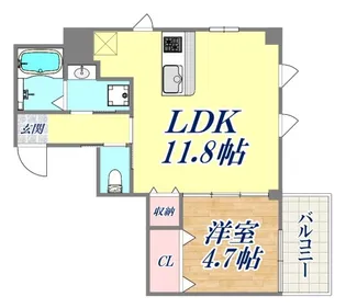 Cerisier【3階】の間取り