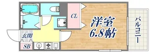 プレサンス神戸駅前【6階】の間取り