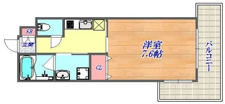 エイペックス神戸みなと元町CoastLine【3階】の間取り