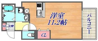 プライムレジデンス神戸・県庁前【6階】の間取り