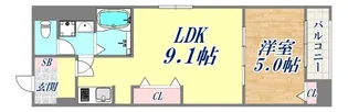 グランヴィル芦屋西【4階】の間取り