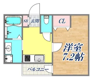 ALEGRIA高速長田【1階】の間取り