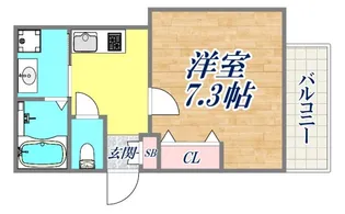 ALEGRIA高速長田【1階】の間取り