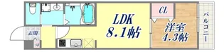 ALEGRIA高速長田【1階】の間取り