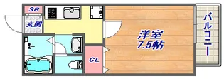 エトワール六甲【2階】の間取り