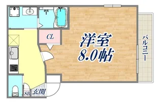 ワコーレヴィータ神戸山手CENTER【2階】の間取り