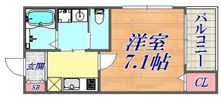 ワコーレヴィータ新神戸【2階】の間取り
