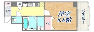 アレス六甲【6階】の間取り