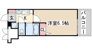 エステムコート三宮山手2ソアーレ【2階】の間取り