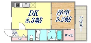 KTIレジデンス板宿2【2階】の間取り