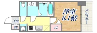 アドバンス神戸パーチェ【6階】の間取り