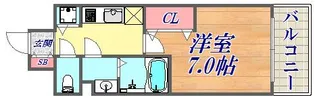 エスリード神戸三宮ラグジェ【15階】の間取り