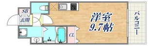 アプリーレ神戸元町【9階】の間取り