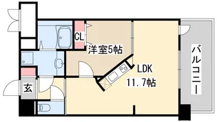 新神戸Vita【2階】の間取り