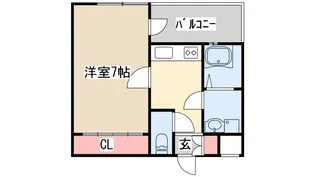 プロシード神戸元町【11階】の間取り