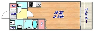 アーバンフラッツ王子公園【8階】の間取り