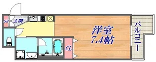 エイペックス神戸みなと元町CoastLine【8階】の間取り