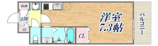 S-FORT神戸小河通【3階】の間取り