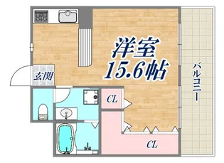 北野コーポラス【7階】の間取り