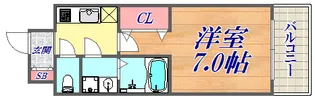 エスリード神戸元町ヒルズ【7階】の間取り