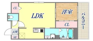 サンシエ神戸元町【4階】の間取り
