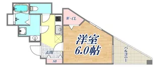 セレニテ兵庫エクラ【2階】の間取り