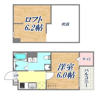 PROGRACE東須磨【2階】の間取り