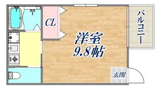 アクロス芦屋西アパートメント2【2階】の間取り