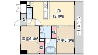 ソレイユアンドメイプル【3階】の間取り