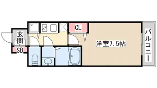 サムティ神戸ベニール【7階】の間取り